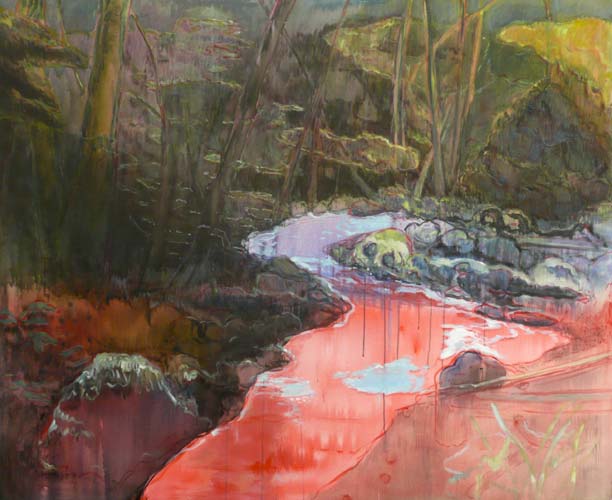 Painting by Wojciech Nowikowski -  Danube (Source)  2011